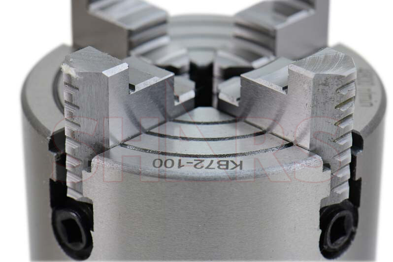 SHARS 4" 4 Jaw Independent Lathe Chuck w/ Certification 5C Shank Arbor New L[