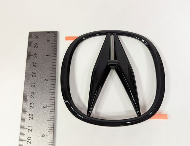 Genuine Acura Integra Rear (A) Emblem Nameplate Badge (Gloss Black) (08F20-3S5-2