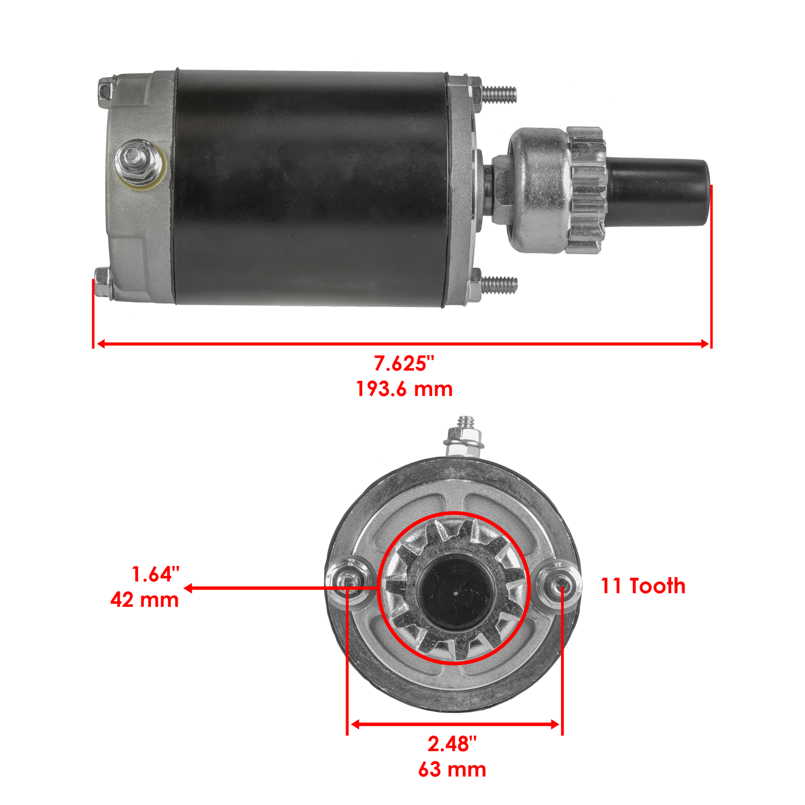 Starter for OMC for Johnson / for Evinrude 3292133 378674 386591 586278