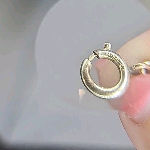 Vintage Green Jade Bracelet 12k Gold Filled GF Oval Link Chain 8"