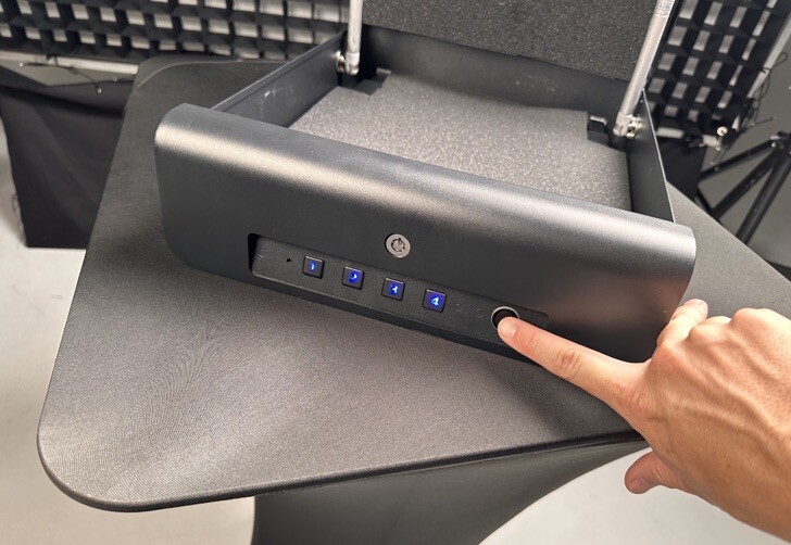 BoostedSafe Elite: Fingerprint, Key & Digital Combo Safe Open Box New