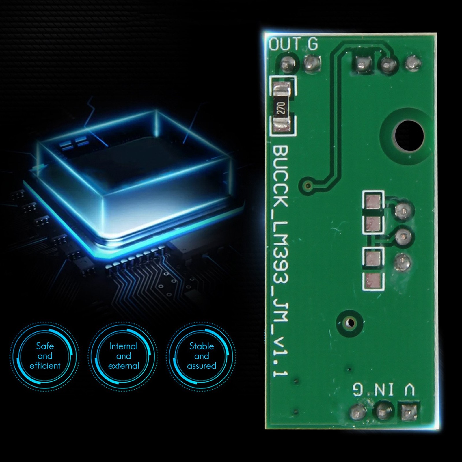 3Pcs LM393 3.5-24V Voltage Comparator Module with LED Indicator High Level1594