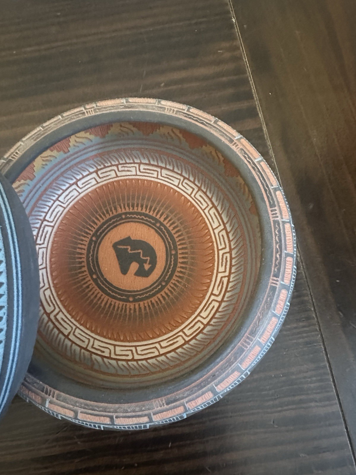 Navajo Seed Jar With Lid Us Native Signed D Thompson