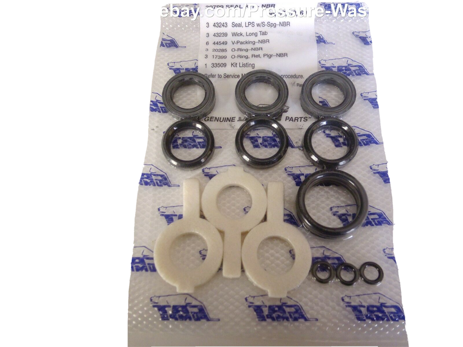 Seal Kit #30799 for Cat 56, 57, 59, 60 Cat Pumps
