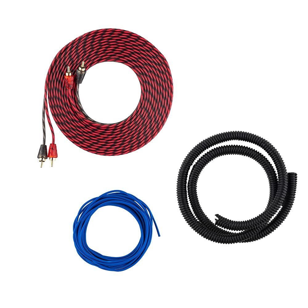 Black Diamond DIA-AK4 Amplifier Wiring Kit 4-GA (Up to 1680W), Amp Wire Kit