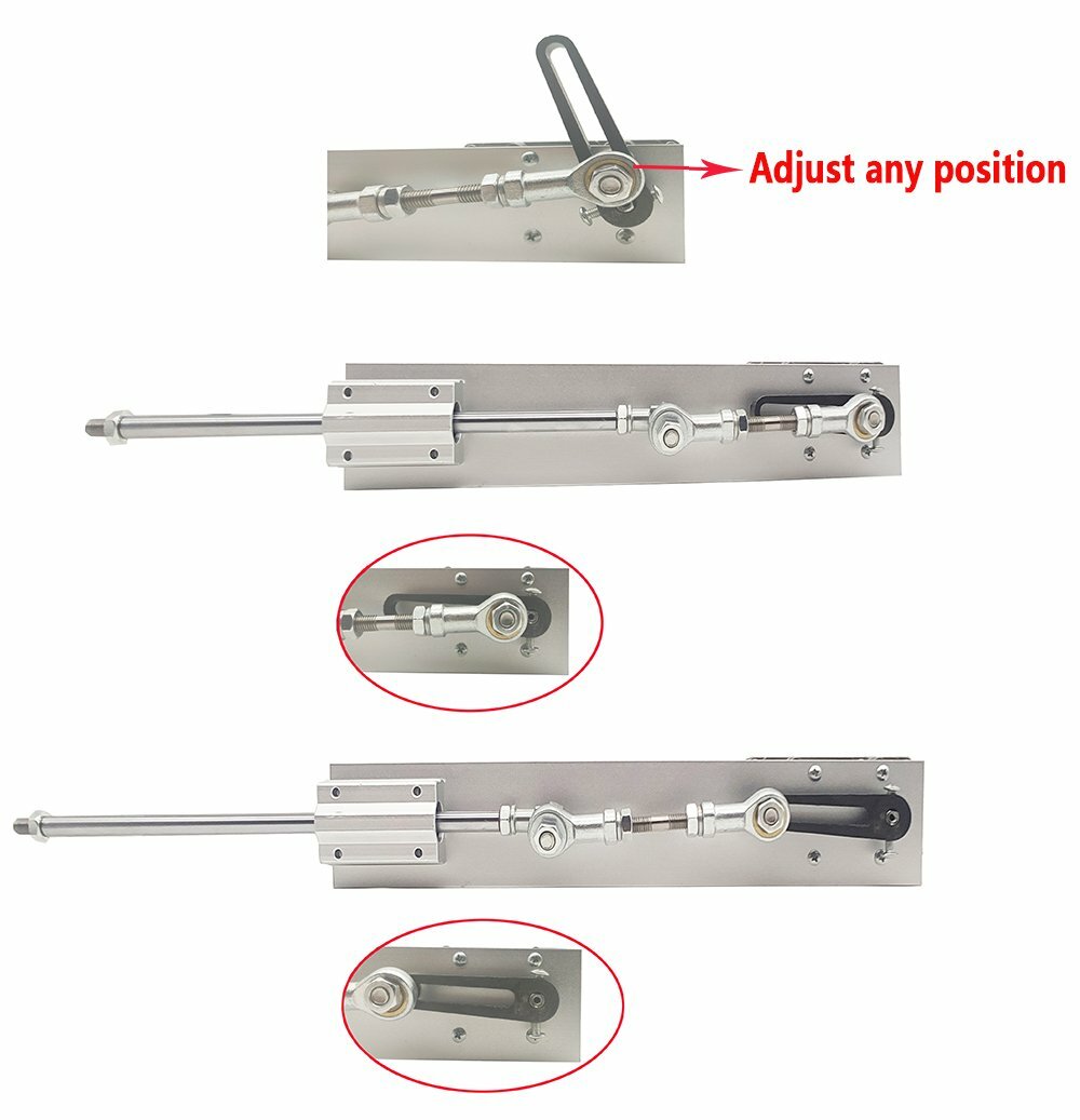 Electric Reciprocating Linear Actuator Motor 24V 120RPM 150mm 6 inch Stroke Fast