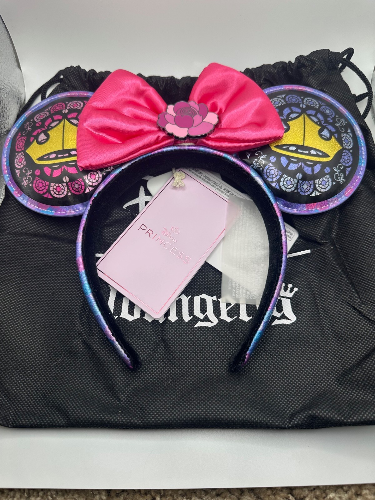 Loungefly Disney Princess Stained Glass Collection Sleeping Beauty Ears NEW