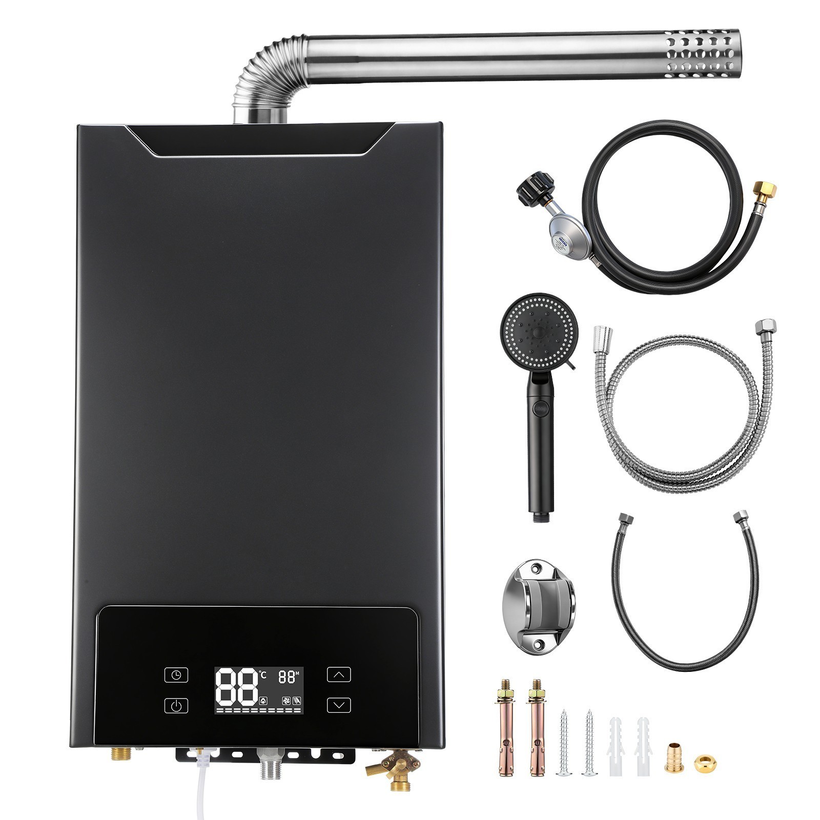 Propane/LPG Gas Hot Water Heater Tankless Instant 32KW 4.3GPM 130,000 BTU 110V