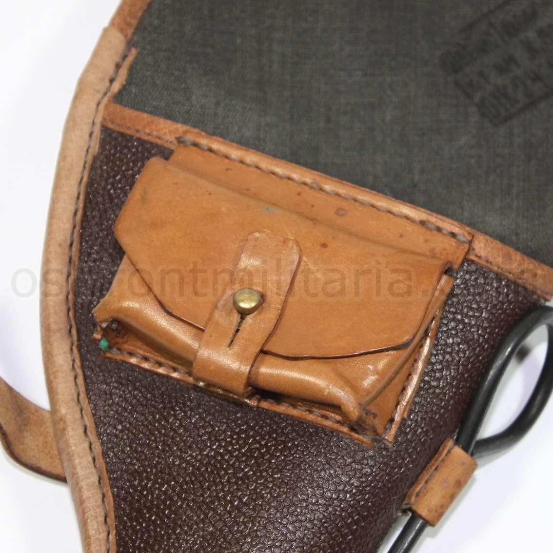 Original Soviet holster for Nagant M1895 revolver with accessories