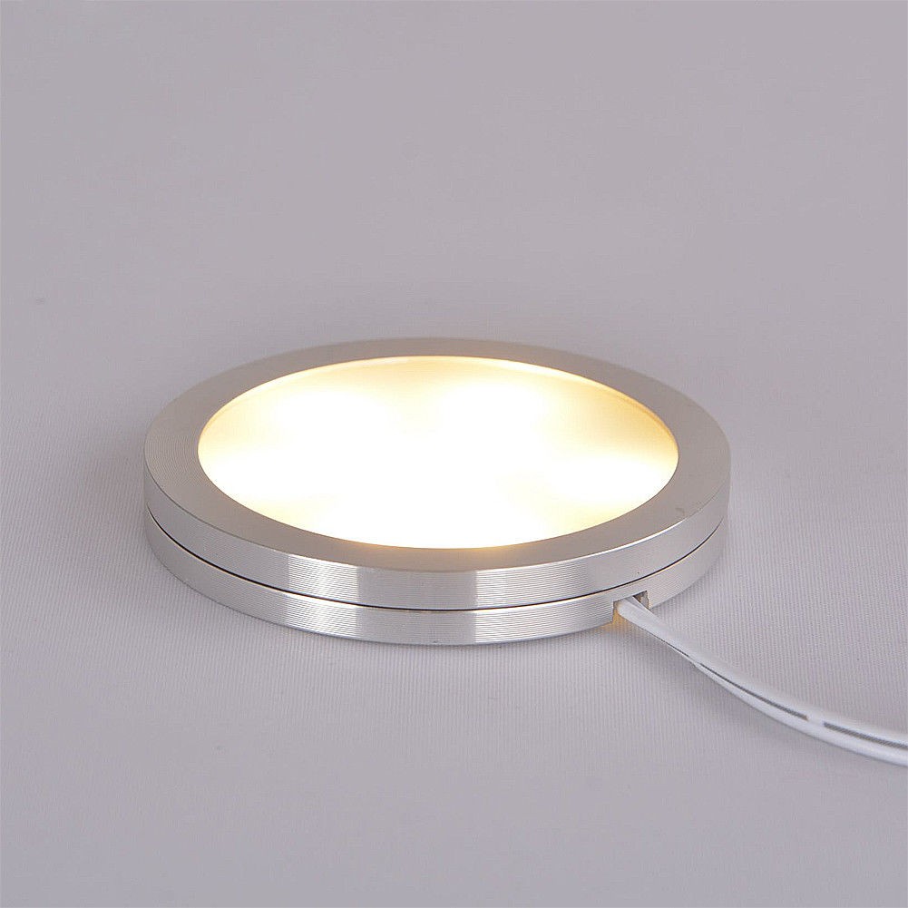 LED Under Cabinet Lighting Kitchen Counter Closet Puck Light Lamp 4/8/12Pack Kit