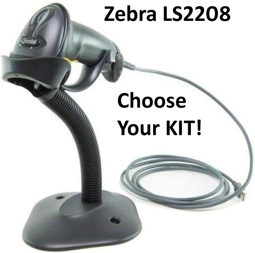 ✨New/Open Box Symbol Motorola LS2208 1D Laser Barcode POS Scanner LS2208-SR20007