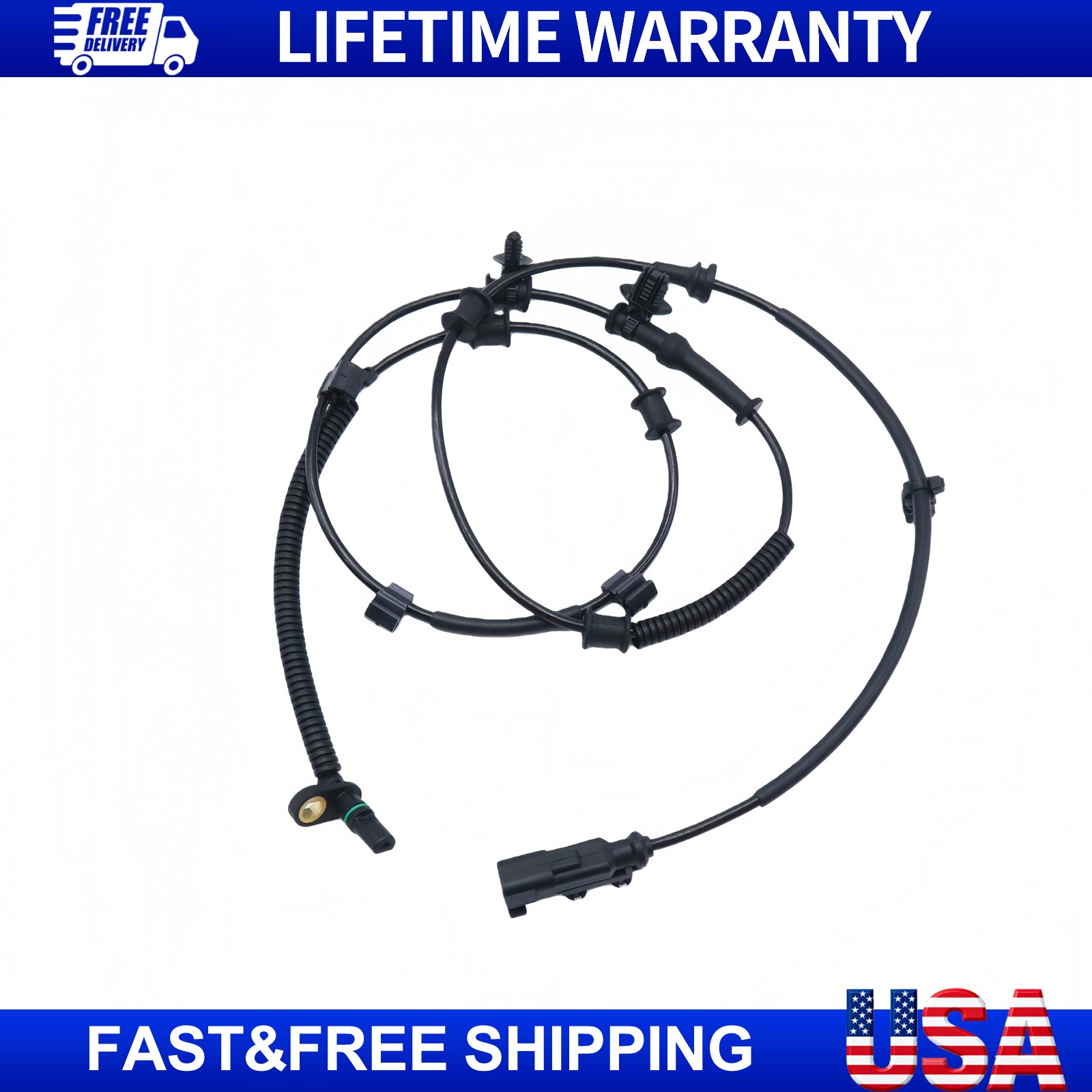 Replacement For Jeep Wrangler JL 2018-2025 Front ABS Wheel Speed Sensor Brake