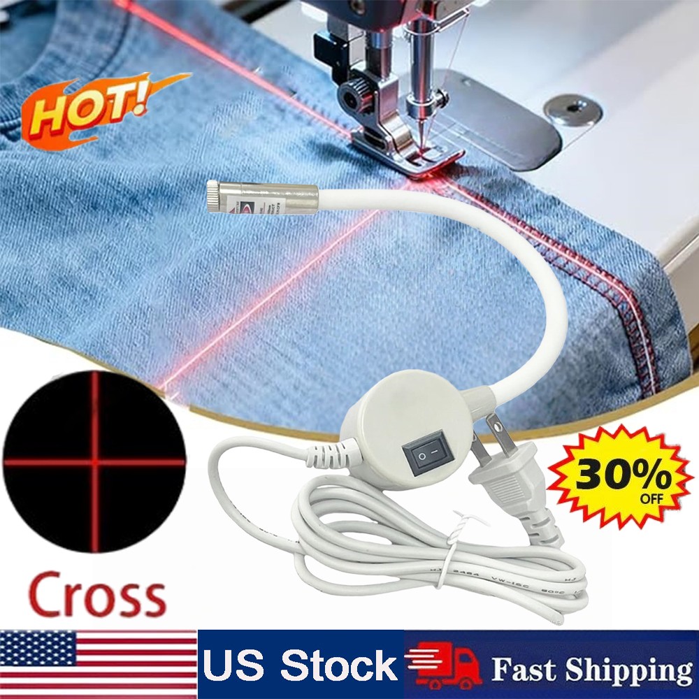Cross Red Laser Positioning Light for Sewing Machine Cutting Machine 110-120V