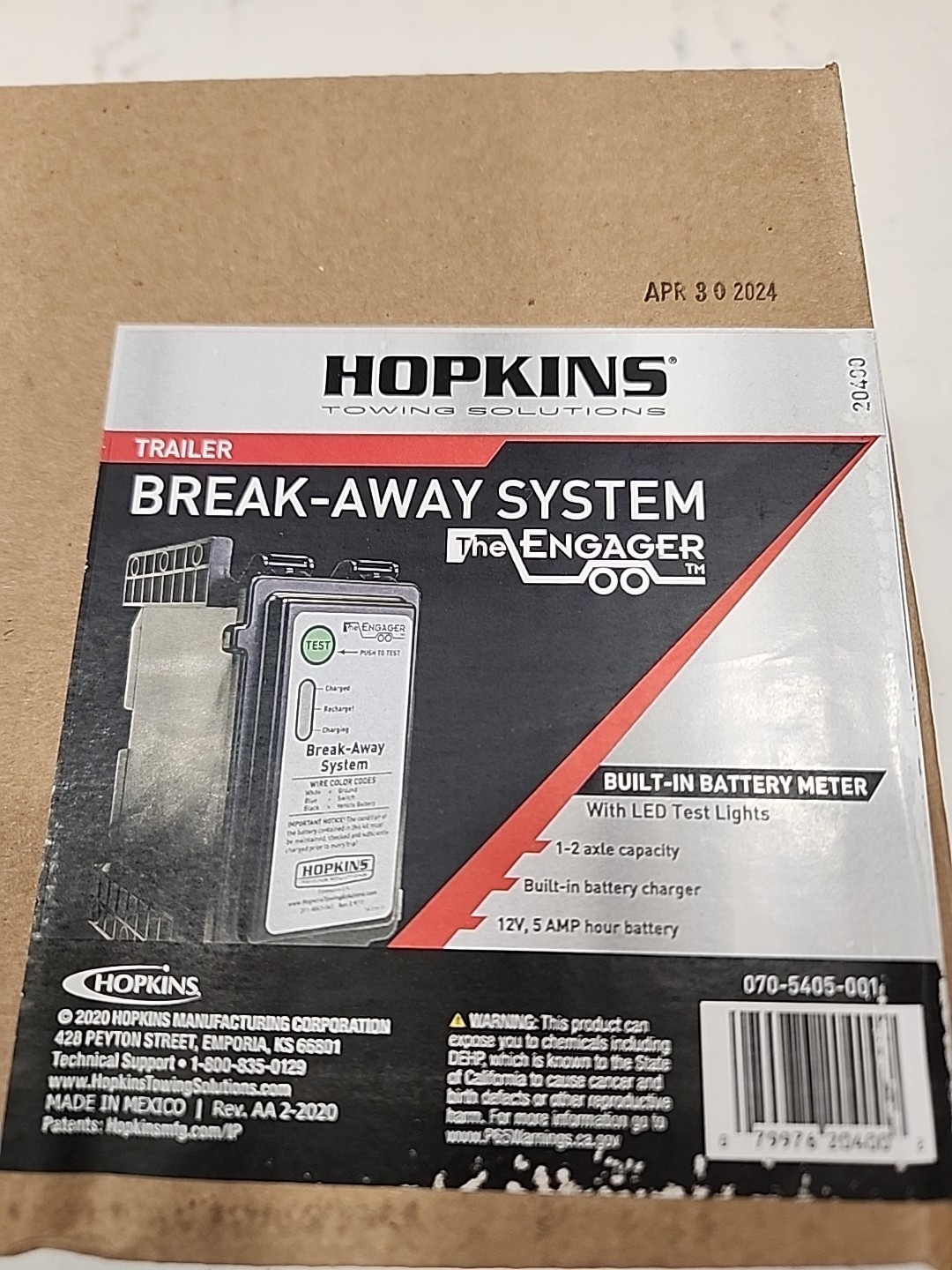 Hopkins 20400 engager break-away system