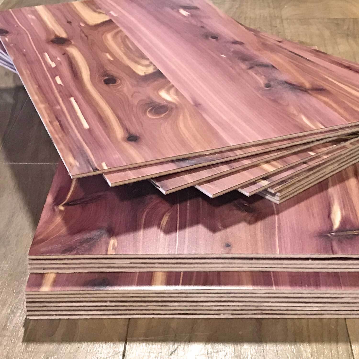 1/8" Plywood Real Wood Veneered Panels for Crafts, Laser & Engraving