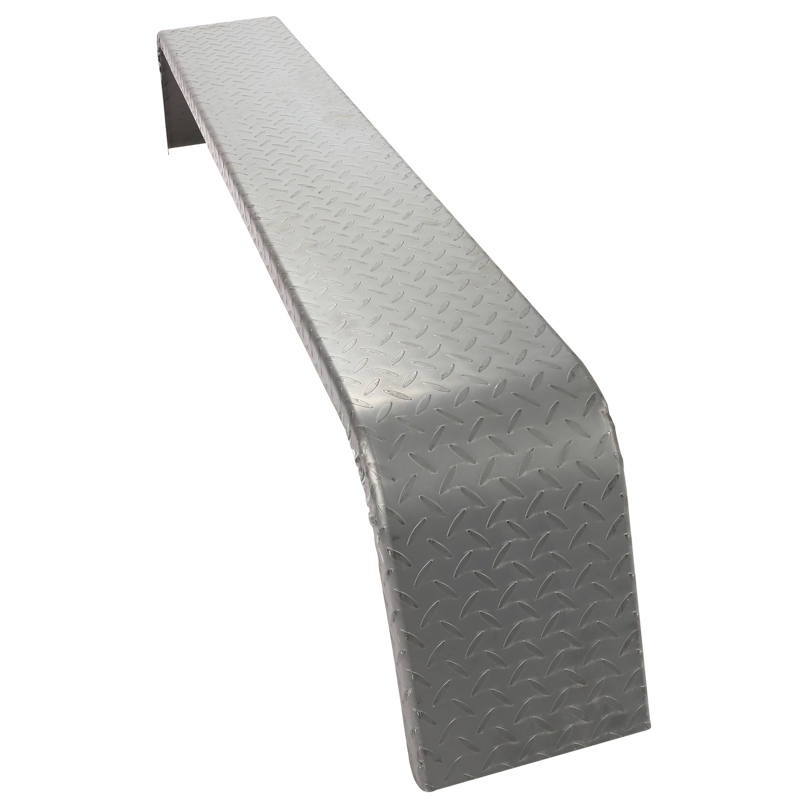 2 Steel Diamond Tread Plate Tandem Axle Trailer Fenders 10" x 72" x 13" Raw