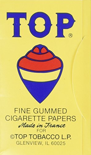 TOP Rolling Papers Fine Gummed Cigarette Paper (10 Booklets, 100 Leaves In Each)