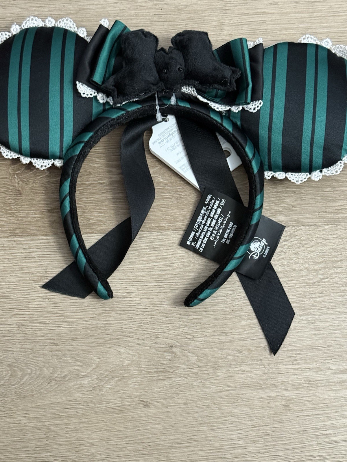Disney Parks 2025 Haunted Mansion Ghost Host Ears Headband