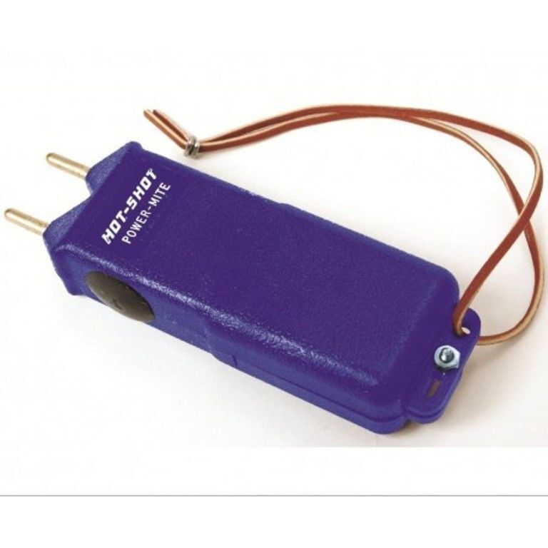Hot Shot Power-Mite Shocker Compact Hand Held Prod Close Up Work Cattle Swine
