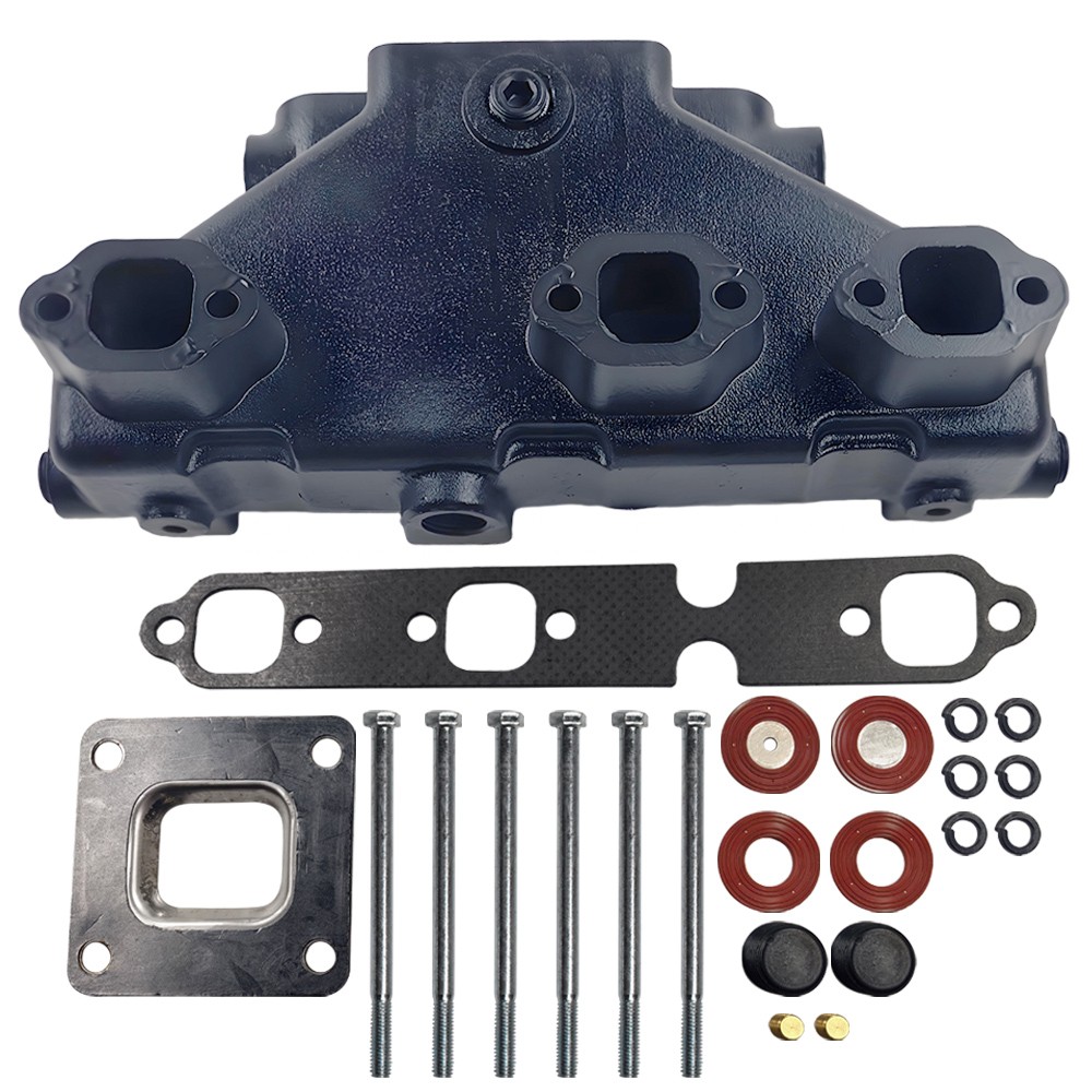 Pair Exhaust Manifold Dry Joint Riser fit Mercruiser GM 4.3 V6 2002-UP 864612T01