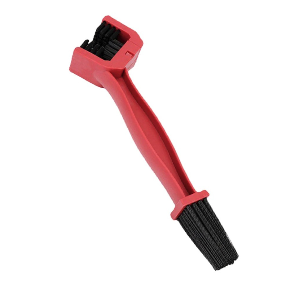 1pc Motorcycle Bicycle Chain Cleaning Brush Scrubber Tool Nylon - NEW