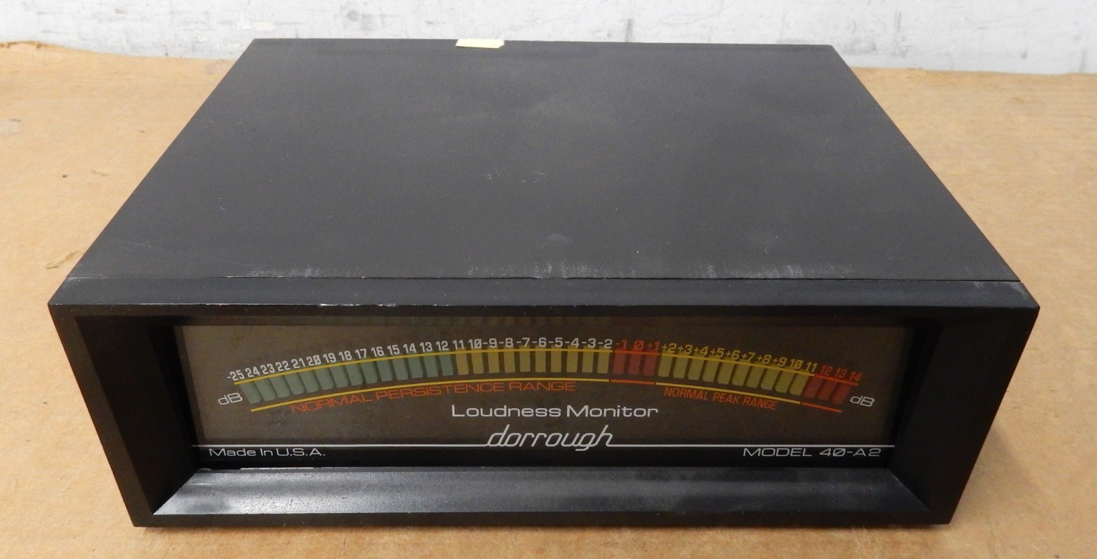 DORROUGH 40-A2 Stereo Audio Level Meter