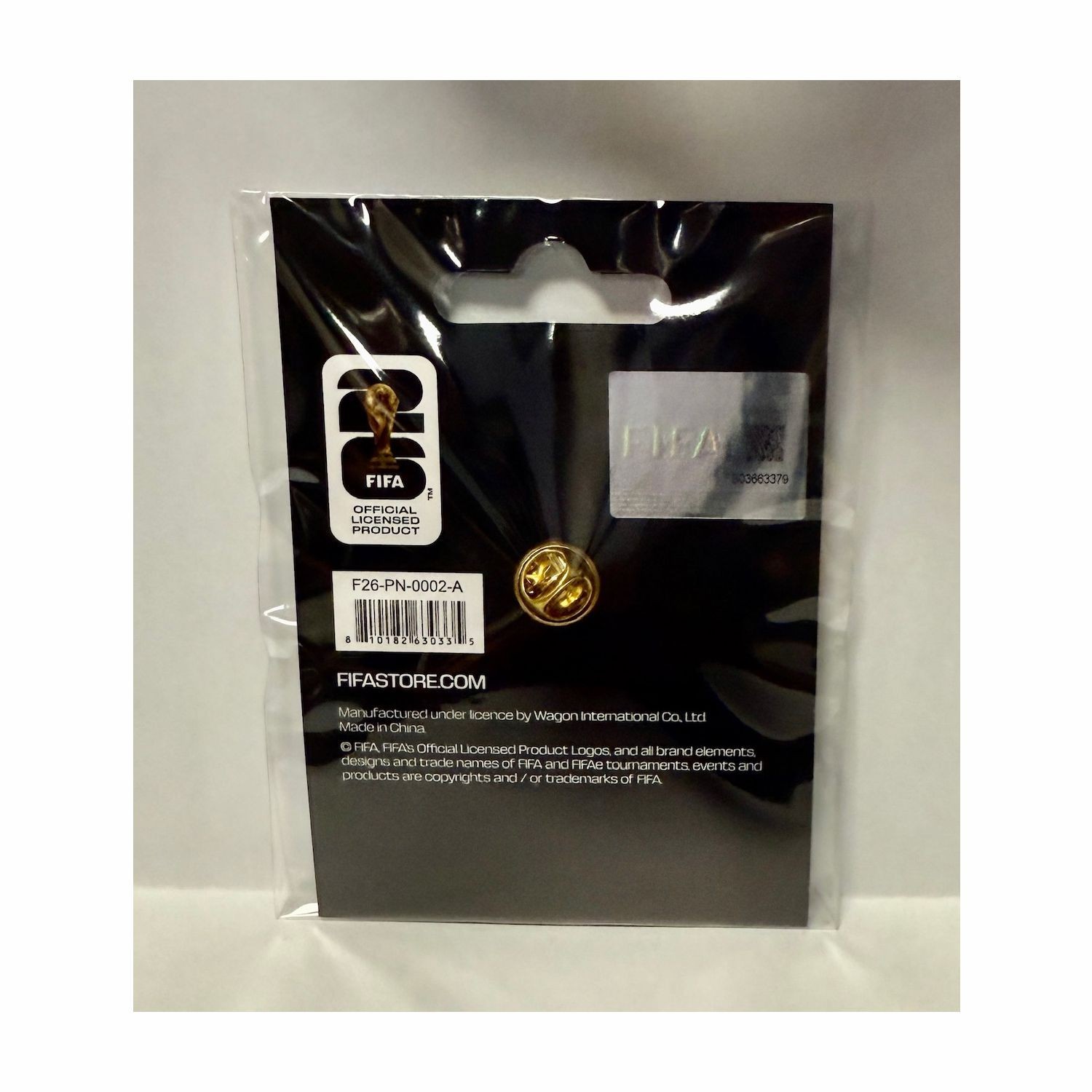 **NEW 2026** FIFA WORLD CUP 2026 1" ZINC ALLOY 2D TROPHY HAT LAPEL PIN FREE SHIP