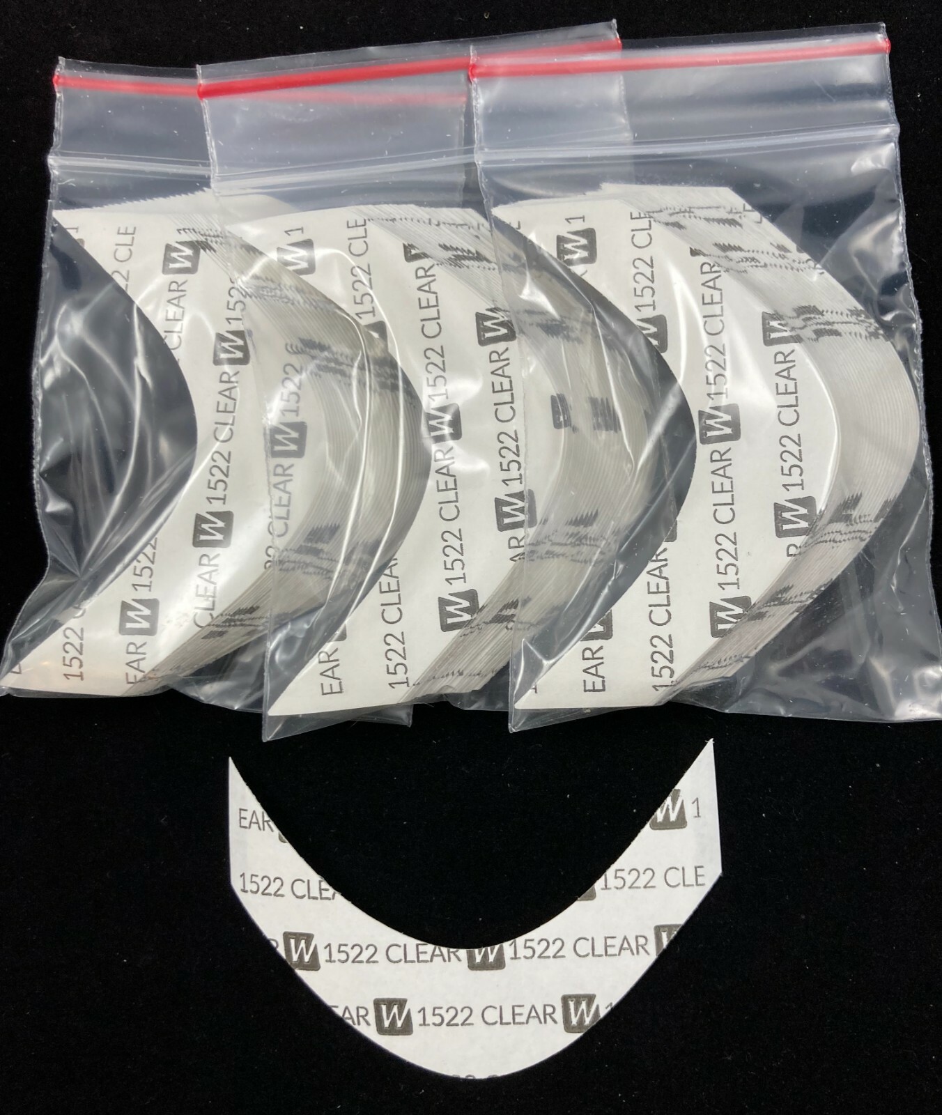 Walker 3M 1522 Hairpiece Tape 108 Pc AA Contour 3 Packs Poly Wig Toupee PRIVATE