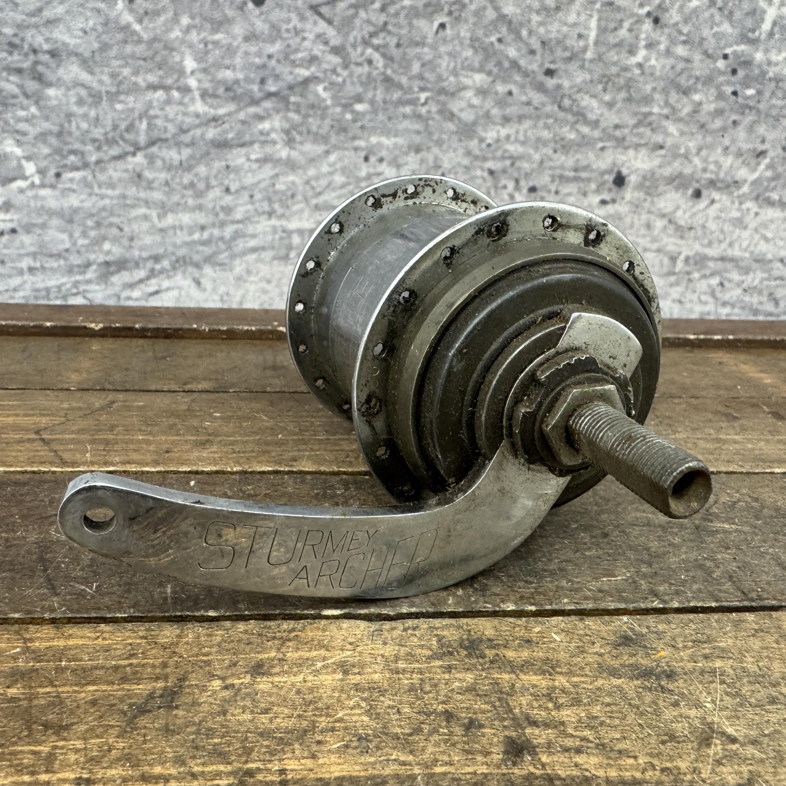 Vintage Sturmey Archer TCW Hub 36h 3 Speed Coaster Brake 1956 England