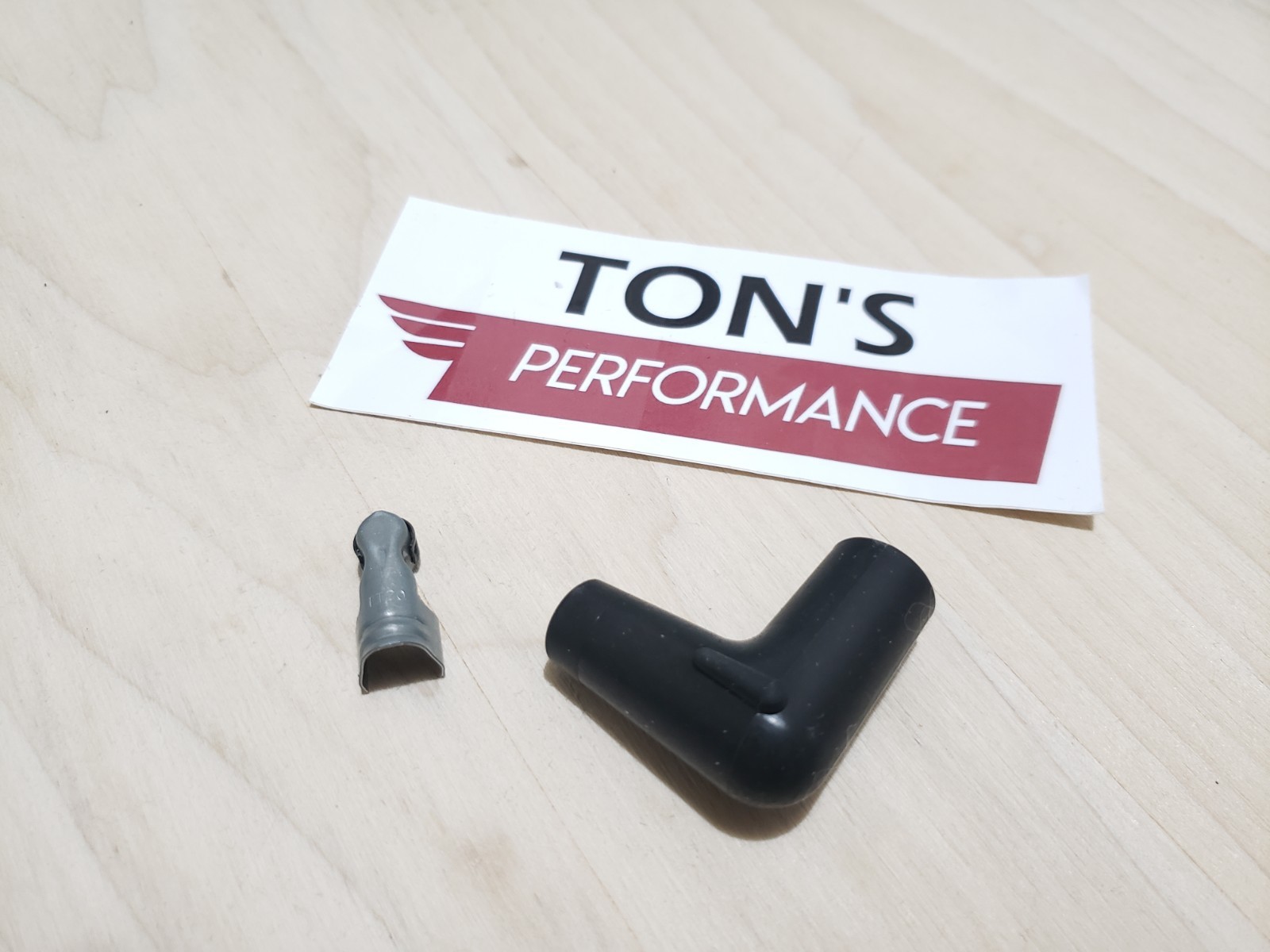 90 degree right angle Spark Plug Terminal Boot OEM replacement crimp on 7mm 8mm