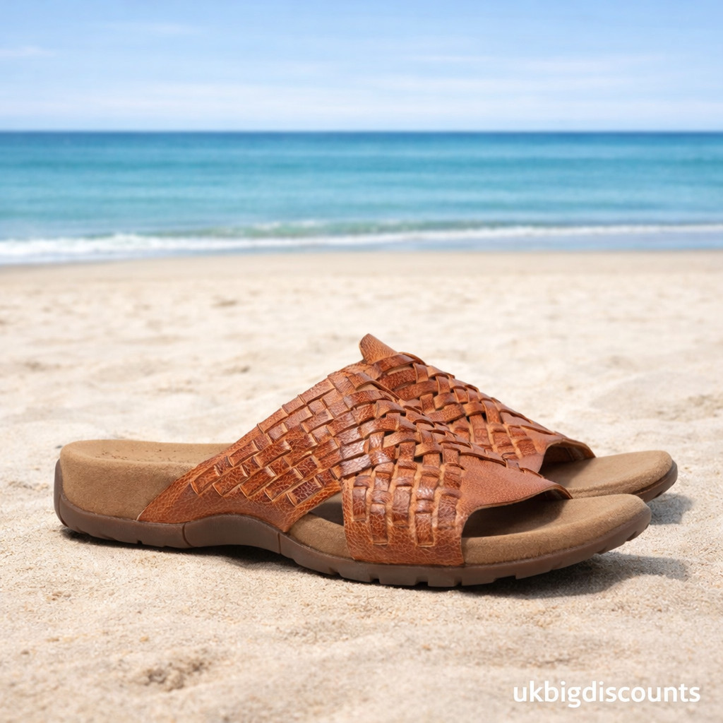 NEW Taos Guru Women's Leather Comfort Sandals (Free Shipping & Below MSRP)