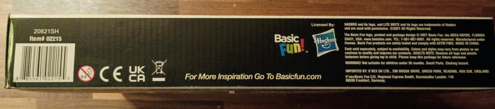 NEW!Lite Brite Set Classic Toy By Hasbro 214 pieces - NOS Retro Toy