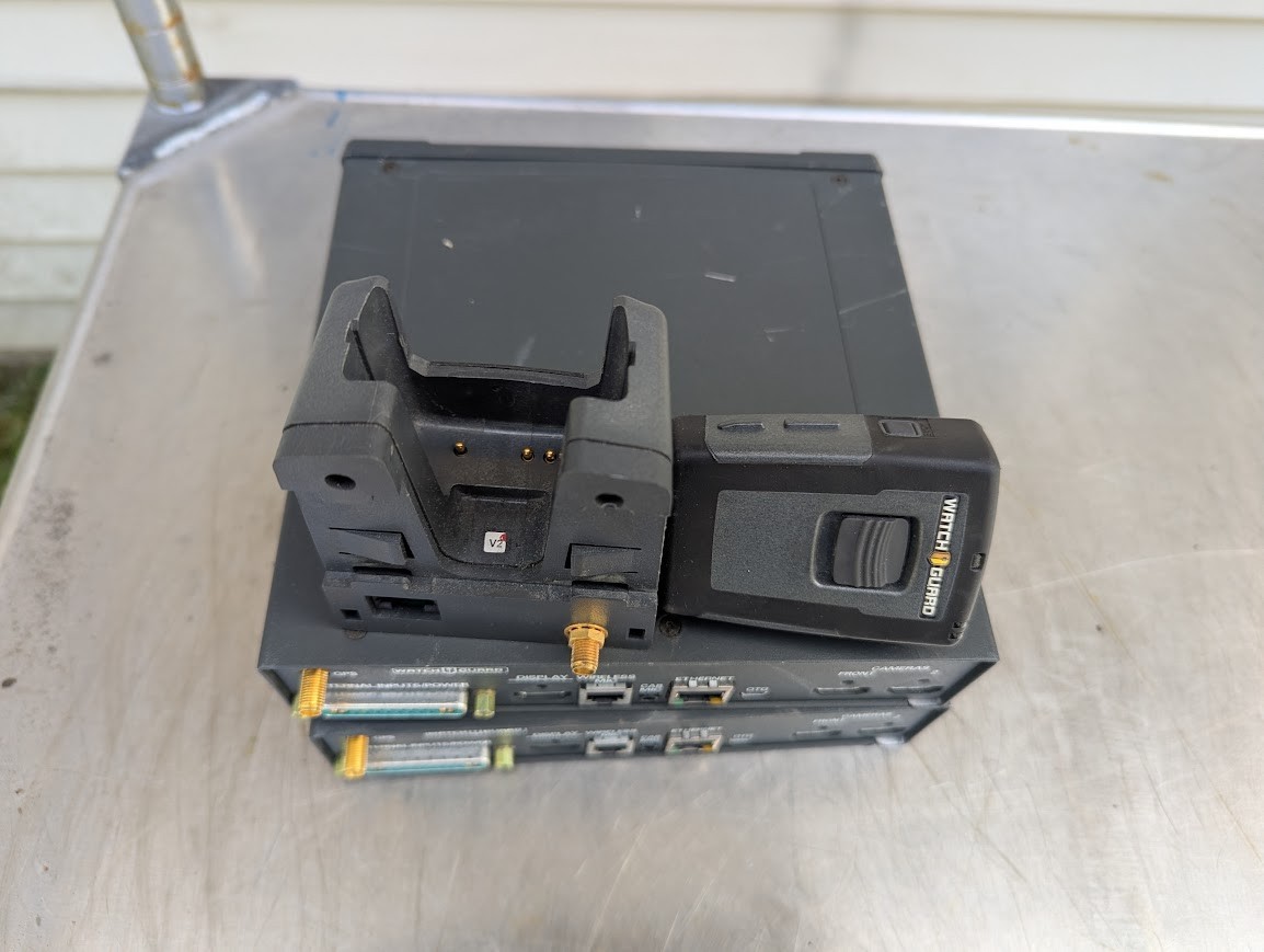 Watch Guard 4RE HD DVR, (2) Panoramic Cameras Microphone