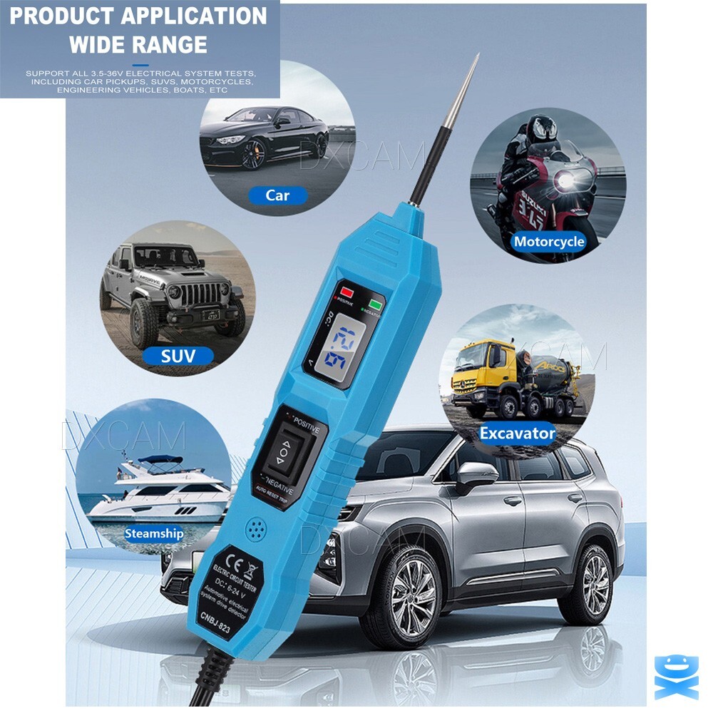 3.5-36V Car Circuit Tester Digital Automotive Power Electrical Probe Test Light