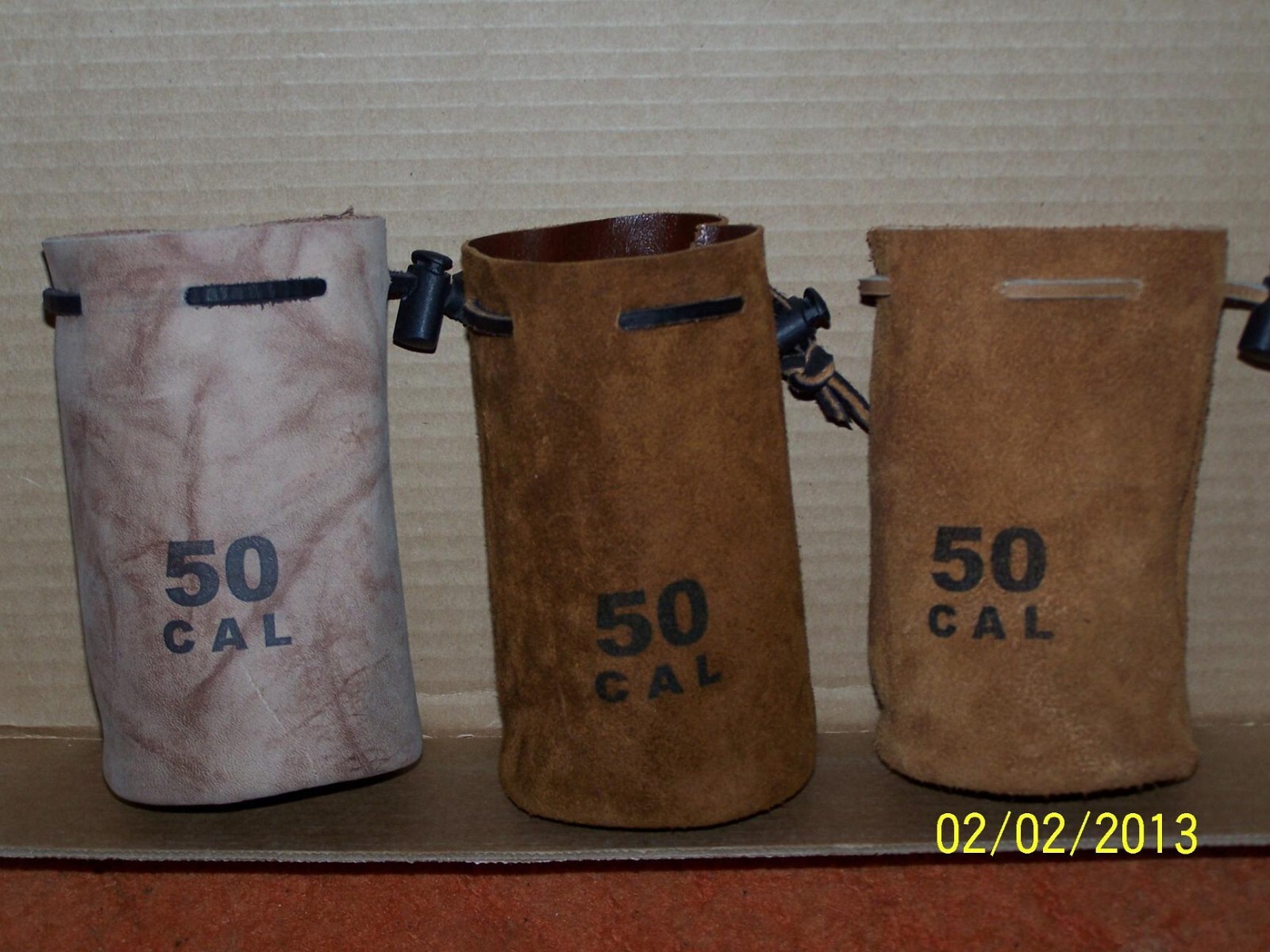 CUSTOM MADE LEATHER MUZZLELOADER AMMO BAG