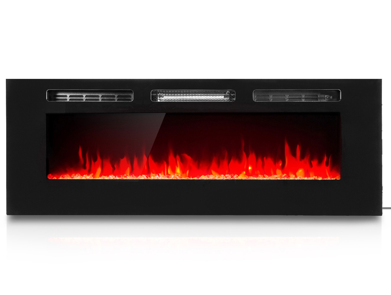 50" Electric Fireplace Recessed insert or Wall Mounted Standing Electric Heater