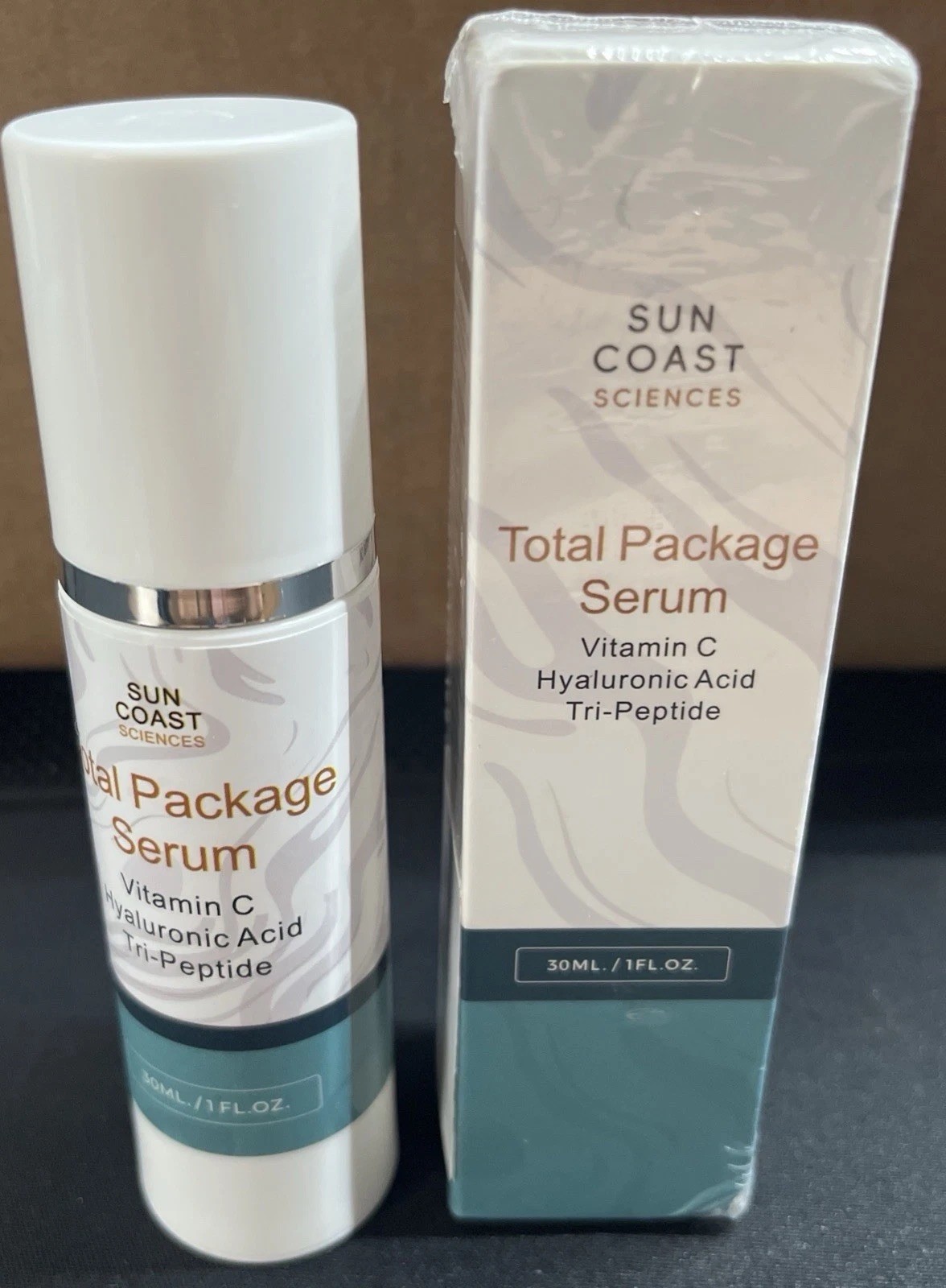 Sun Coast Science Total Package Serum, Vitamin C, Hyaluronic Acid, 1 Ounce