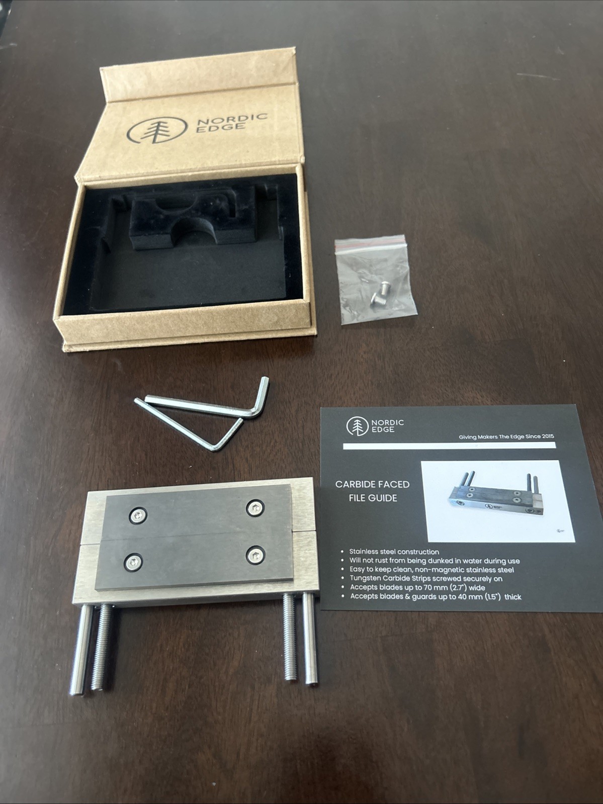 Nordic Edge Carbide Faced File Guide