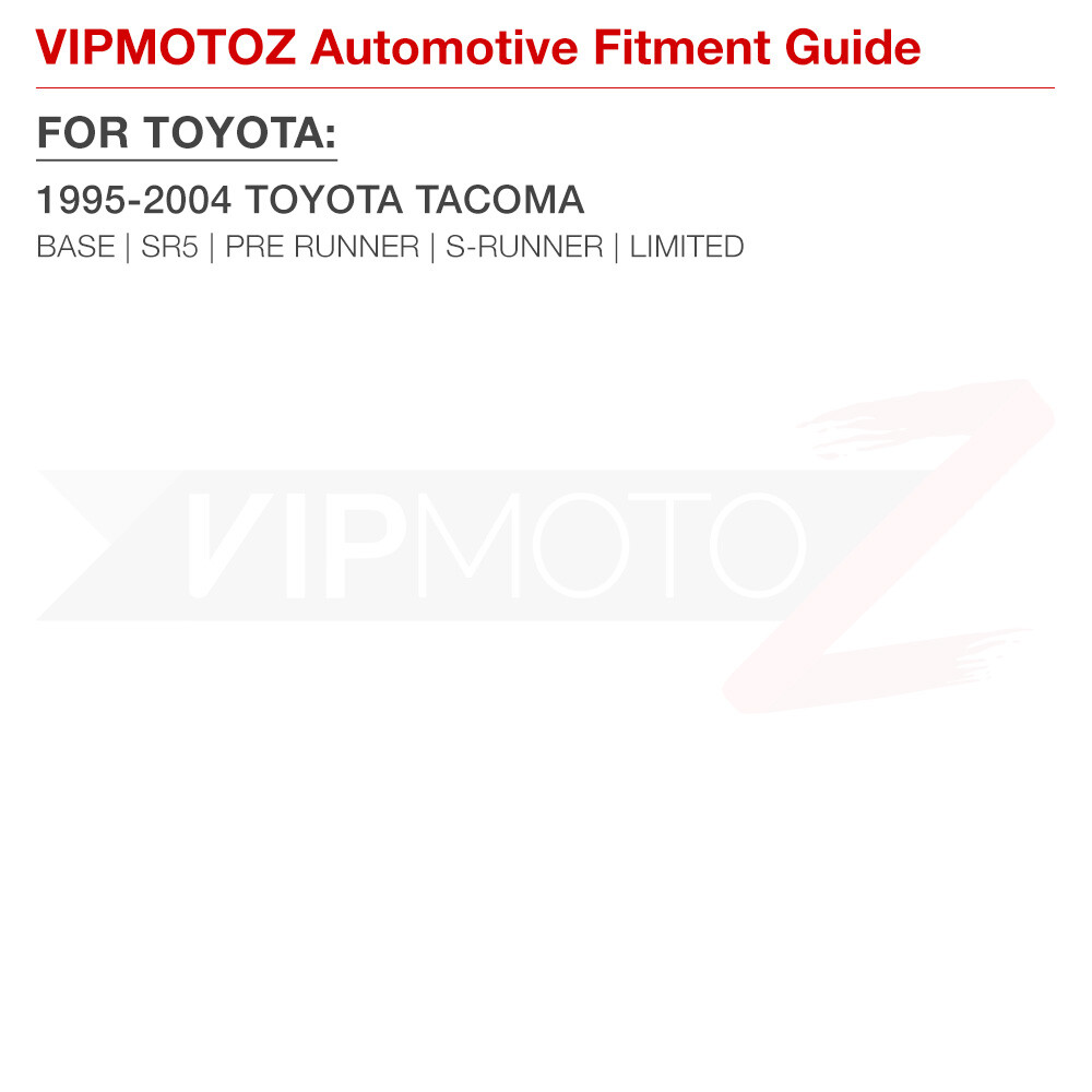 Black Rear Bumper License Plate Lights Lamps Replacement For 95-04 Toyota Tacoma