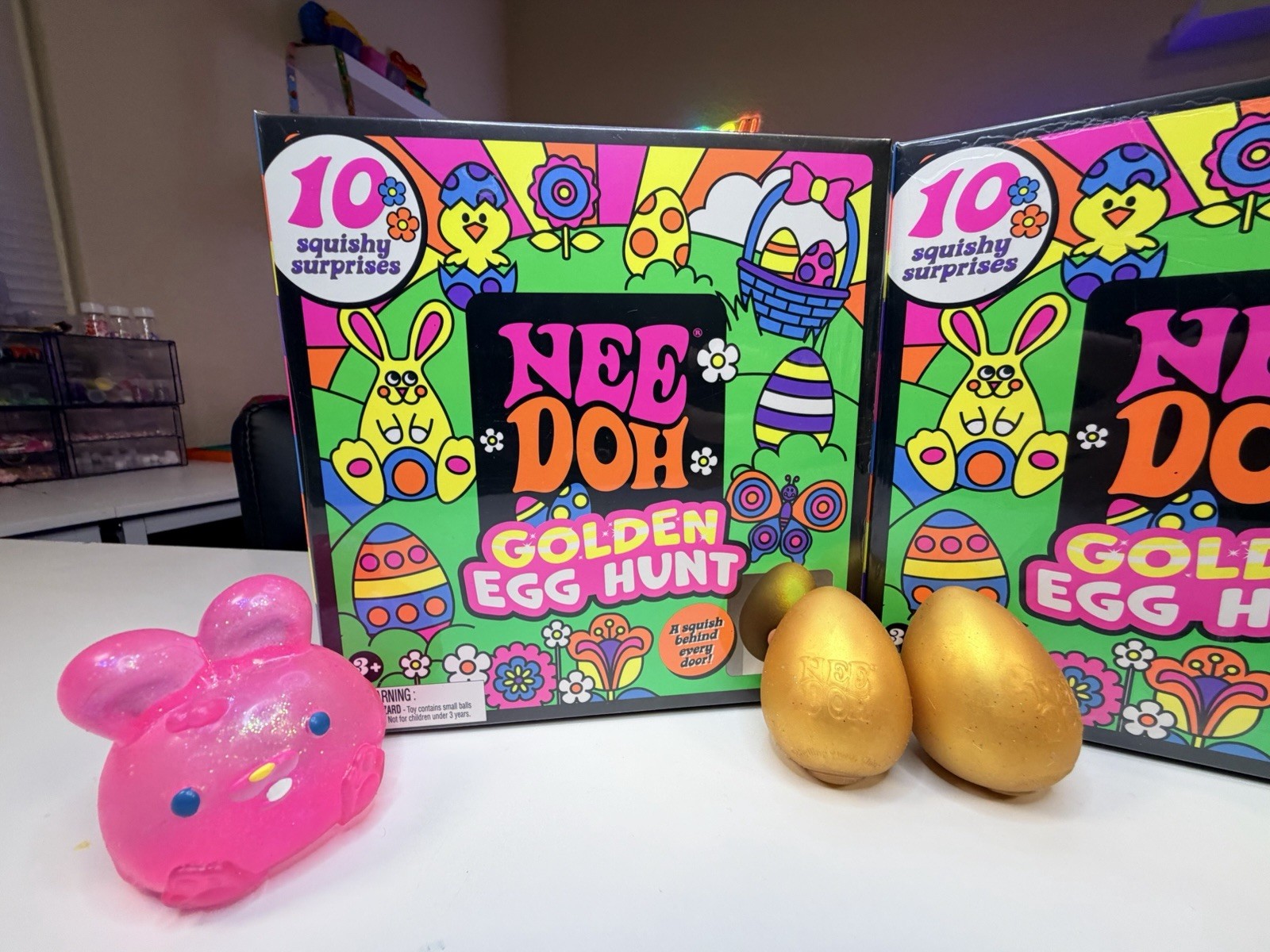 New Hard To Find Needoh Golden Egg Hunt 10 Squishy Surprises