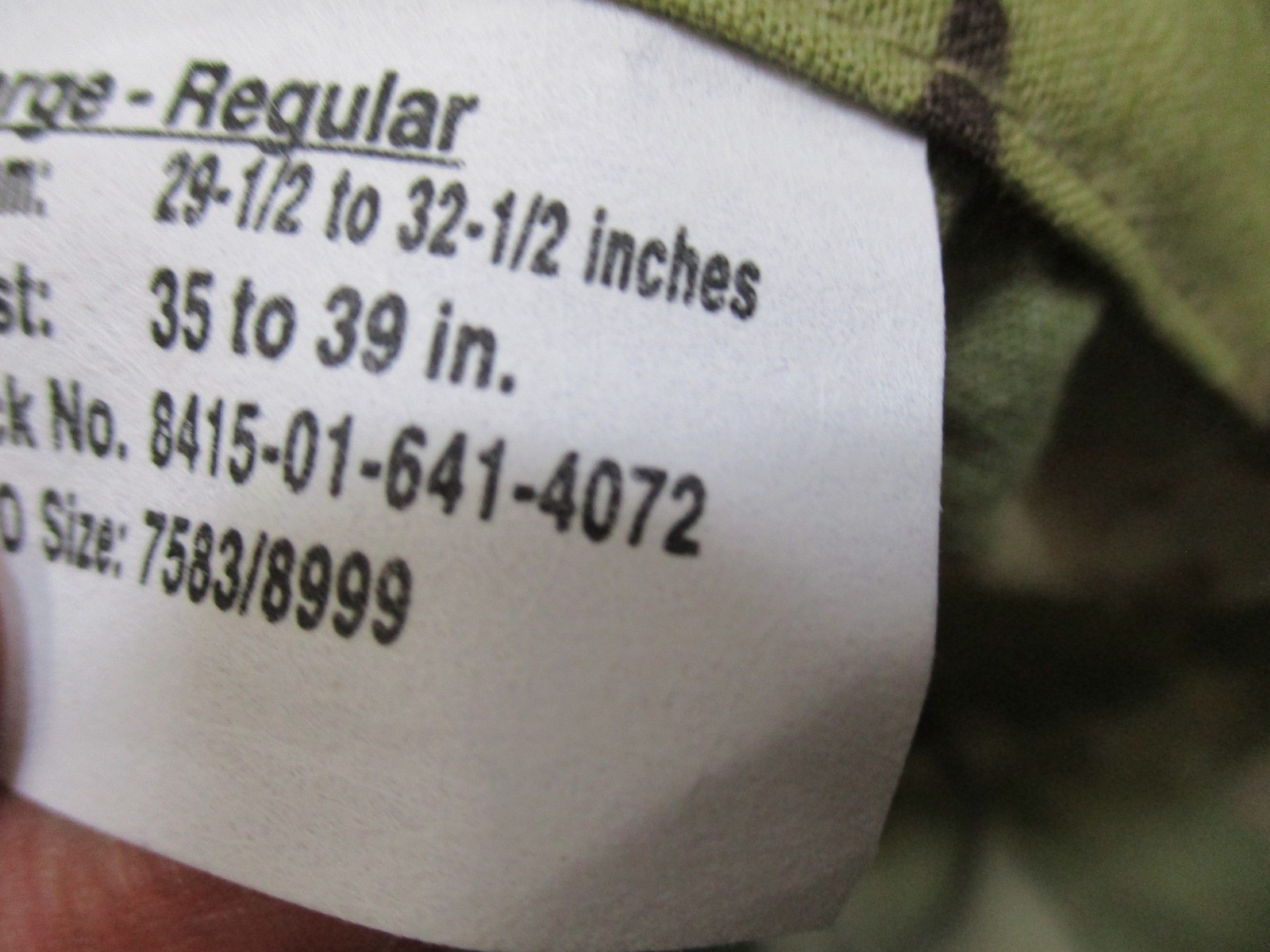 NWOT ARMY OCP AIRCREW TROUSER A2CU AVIATION FUELER PANTS MULTICAM LARGE/REGULAR