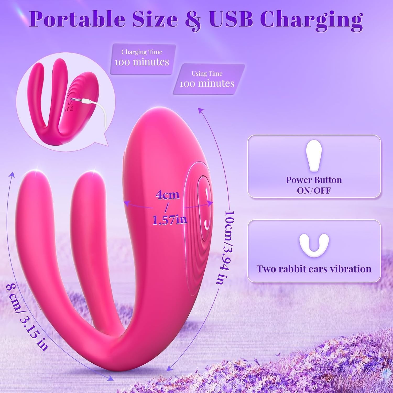 Panties Massager Vibrating Wireless Remote Control Women Underwear US