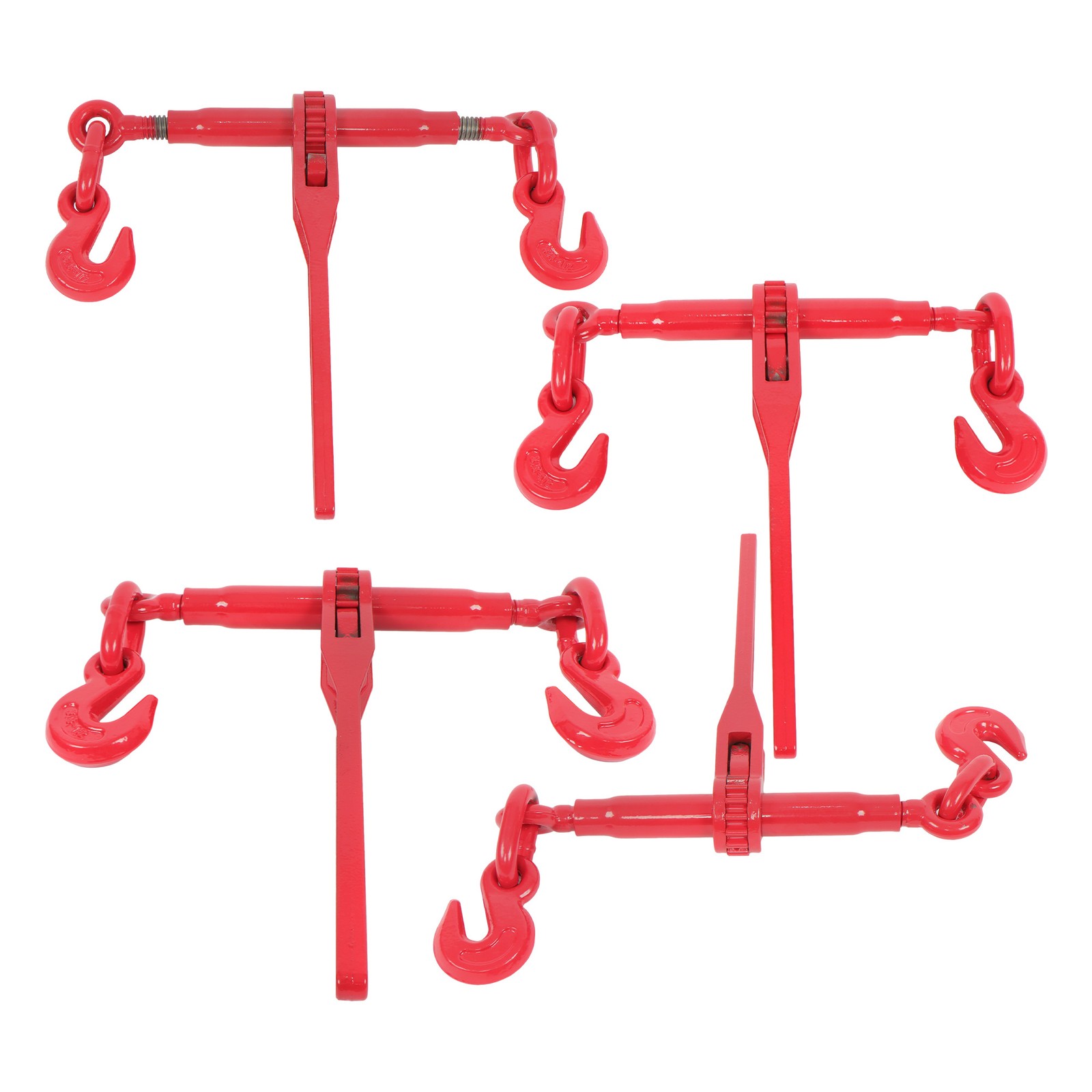 4 PCS 3/8 - 1/2Inch Ratchet Binder Load Chain Binder 9200 lbs for Tie Down