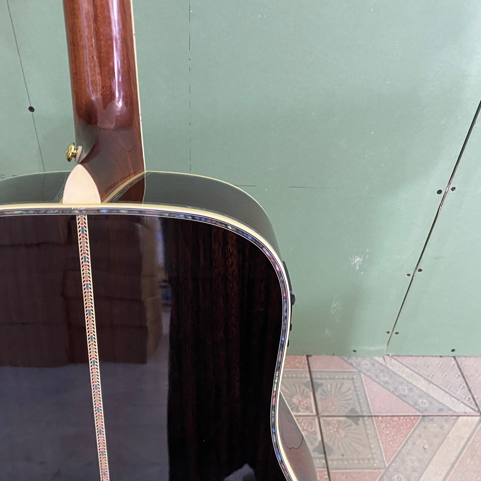 D45 41 inches solid spruce Acoustic guitar with EQ rosewood fingerboard