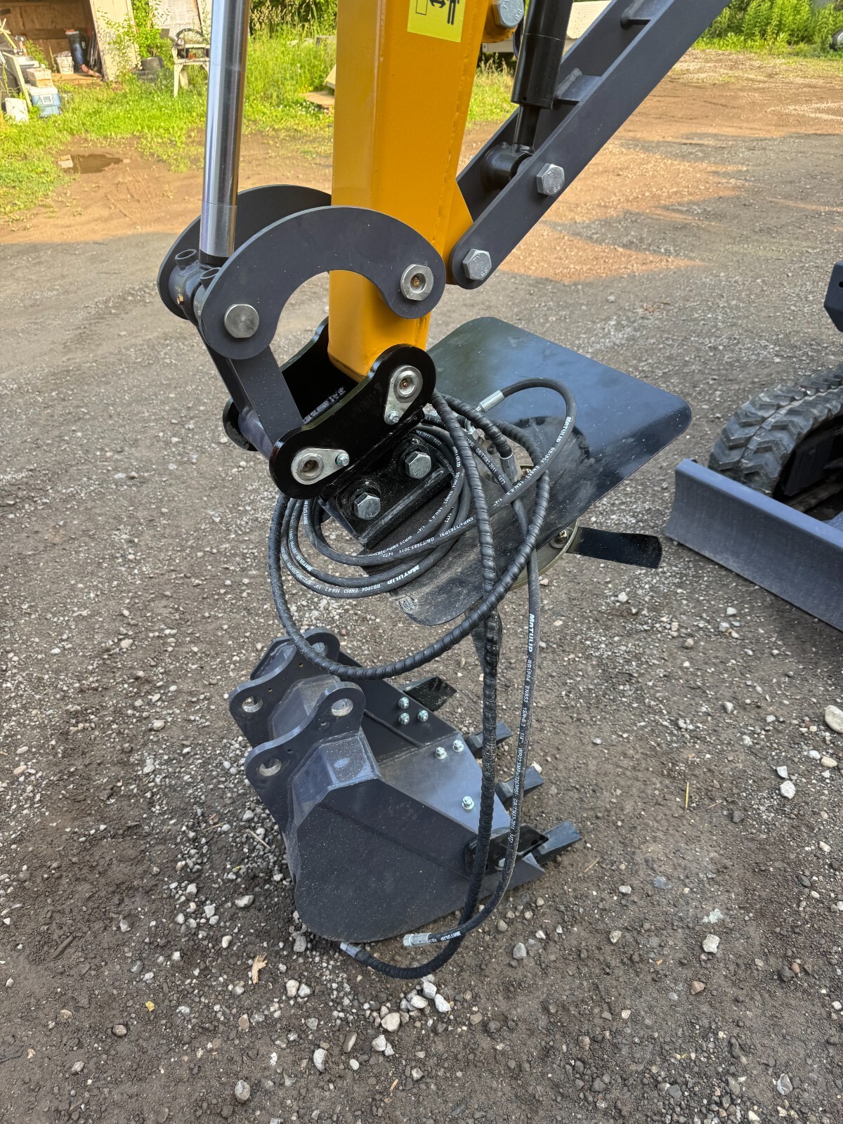 Adapter for AGT QNT30 QNT50 Bobcat to fit 25MM Attachments- Custom MADE IN OHIO!