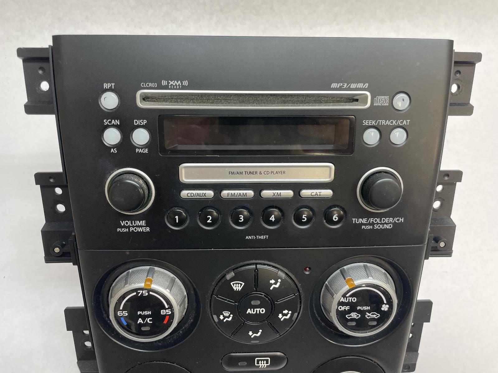 2007 SUZUKI GRAND VITARA RADIO CONTROL PANEL RECEIVER HEAT/AC CONTROLS OEM