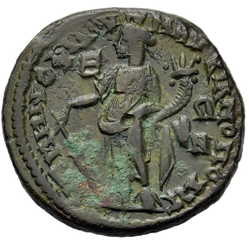 Moesia Inferior, Marcianopolis. Æ (26,6mm, 11.5g). Confronted busts. a3437