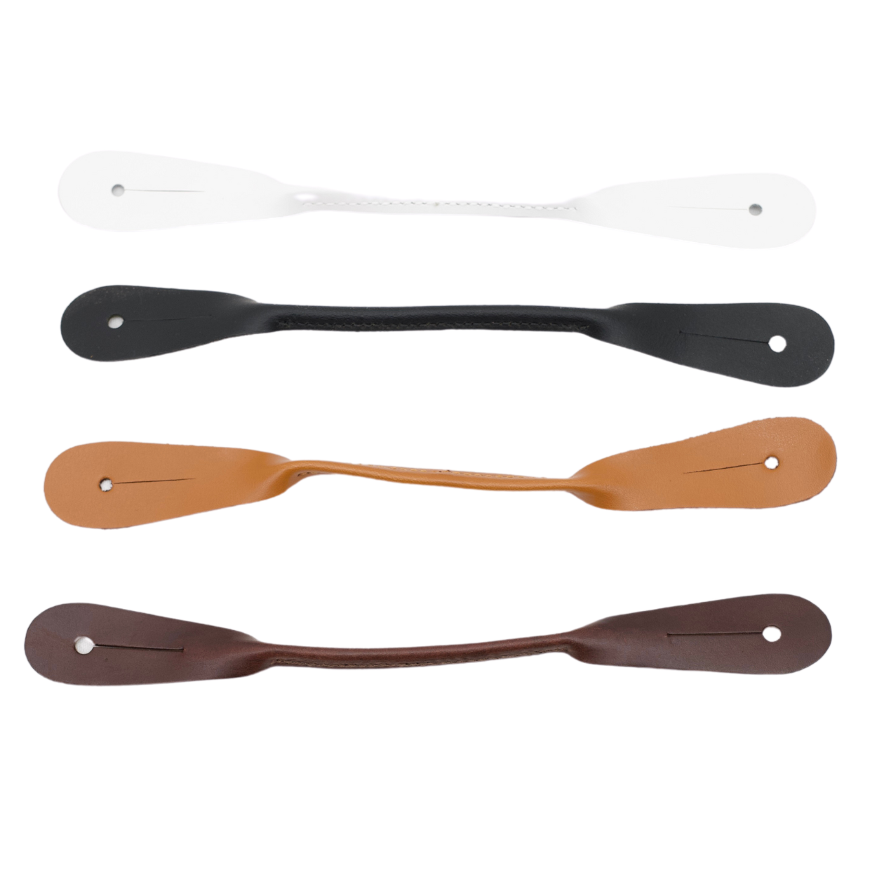 Men's Suspenders, USA Made Button On Leather Replacement Ears, or Convert