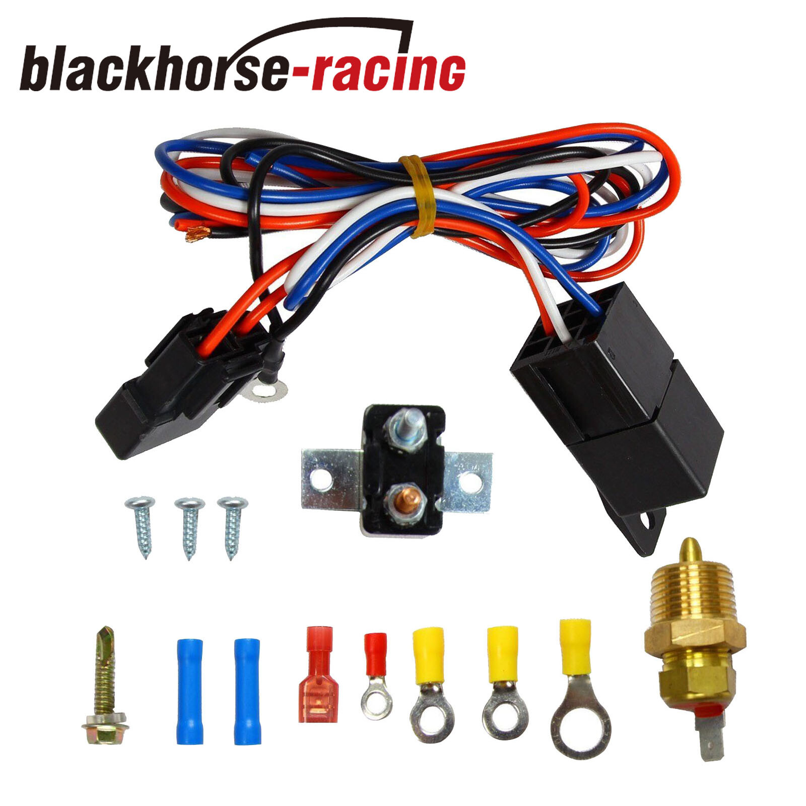 For 1966-1979 Ford F100 F150 F250 F350 Bronco V8 3 Row Radiator+Shroud Fan+Relay