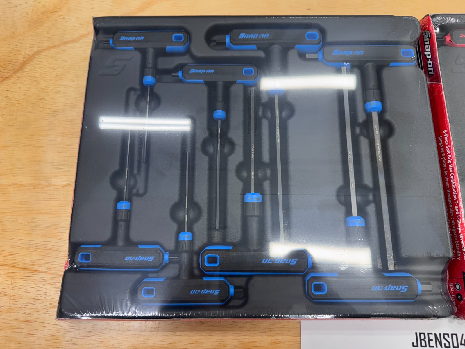 Snap-on Tools SPAIN NEW 16pc SAE / Metric T-Shaped Combo Hex Wrench Sets